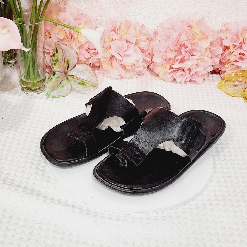 WEINBRENNER Bata Minimalist Leather Jerusalem Style Sandals Size 10